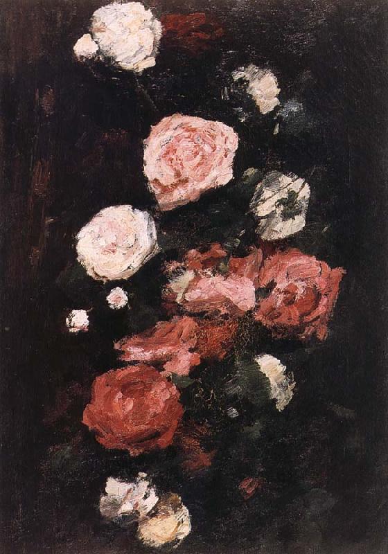 Nicolae Grigorescu Roses France oil painting art